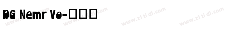 DG Nemr V0字体转换